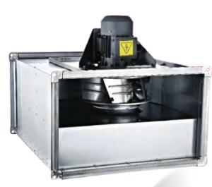 Harici Motorlu Dikdörtgen Kanal Tipi Fanlar (120° Sürekli Çalışma)