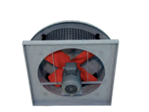 Yatay Atışlı Aksiyel Çatı Fanları